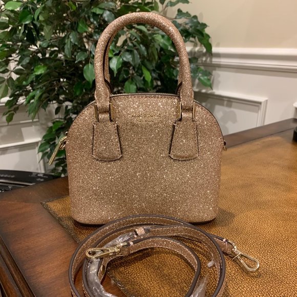 kate spade sylvia glitter mini dome satchel